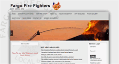 Desktop Screenshot of fargofirefighters.org