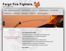 Tablet Screenshot of fargofirefighters.org